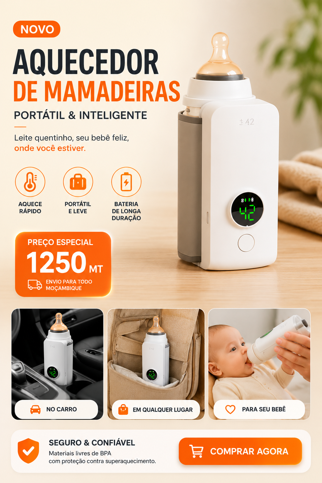 AQUECEDOR DE LEITE